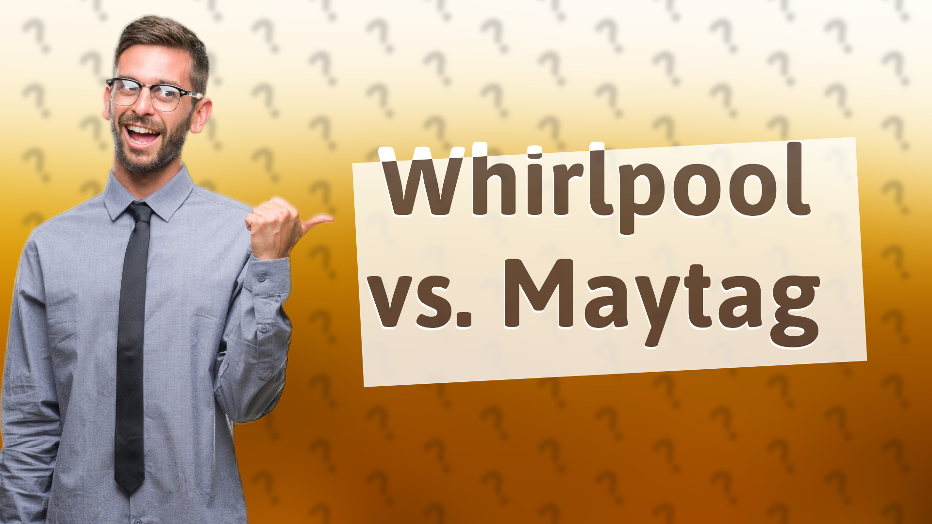Whirlpool vs. Maytag