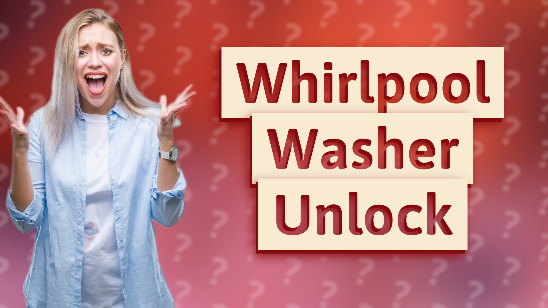 Whirlpool Washer Unlock