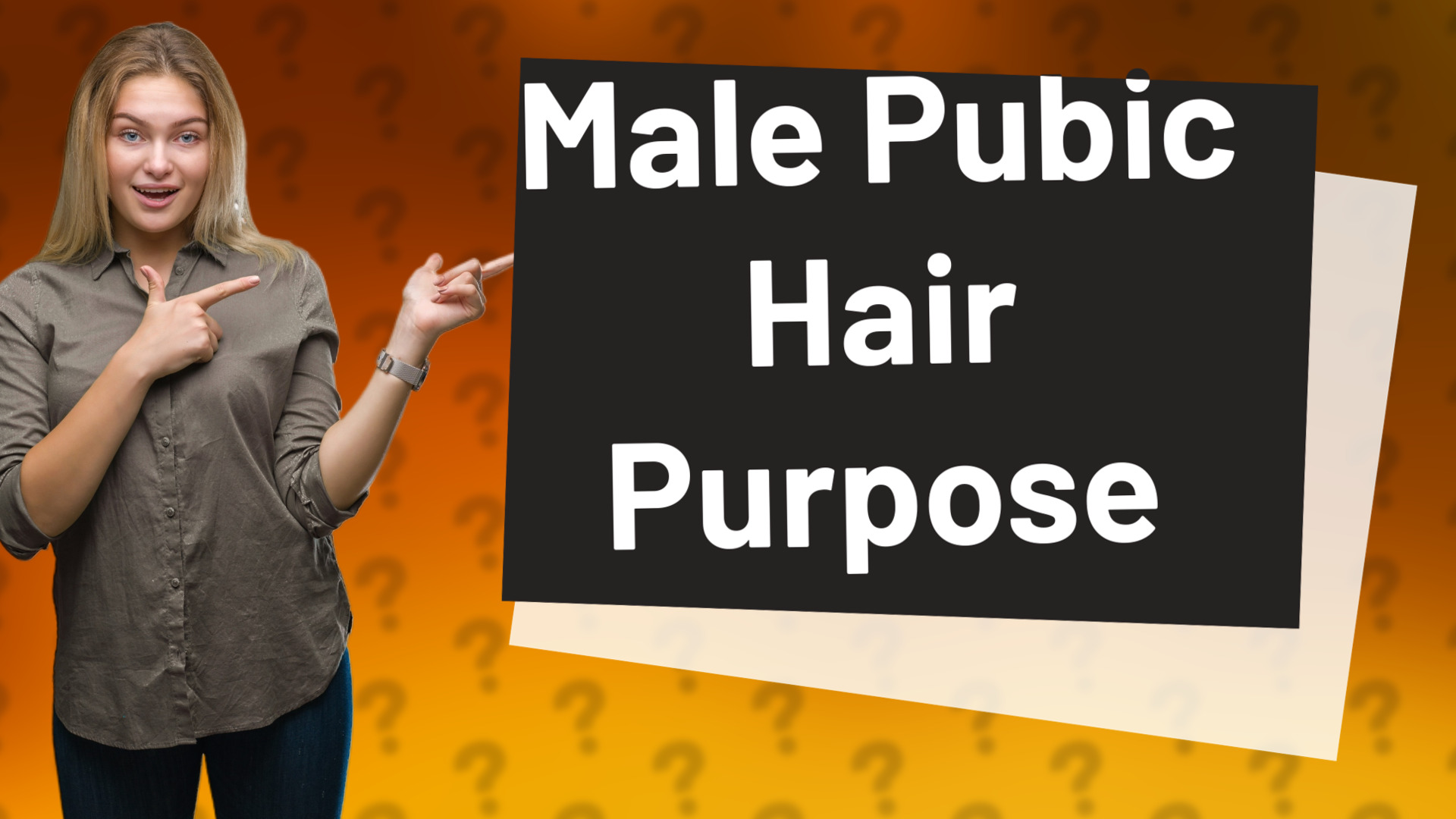 Male Pubic Hair Purpose