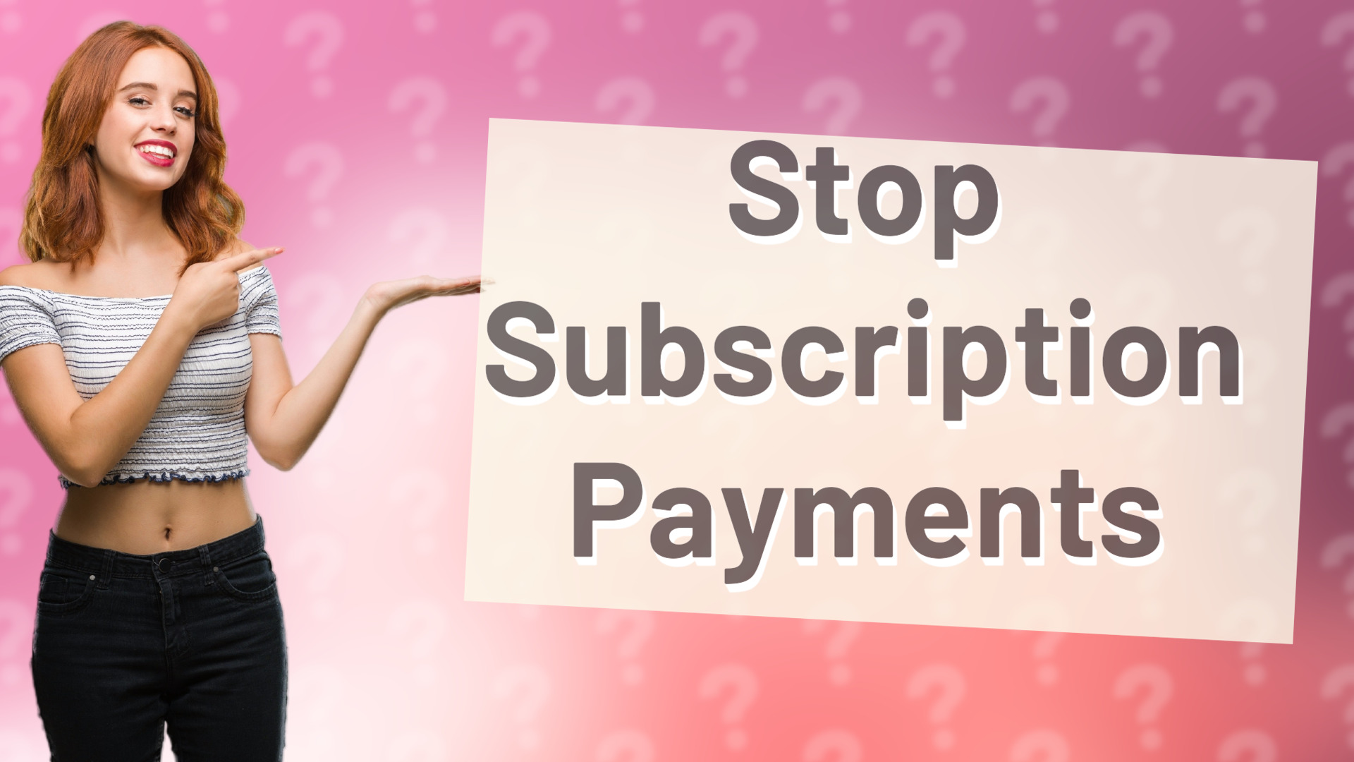 Stop Subscription Payments