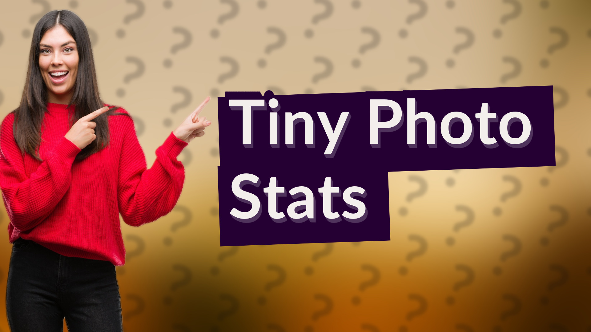 Tiny Photo Stats
