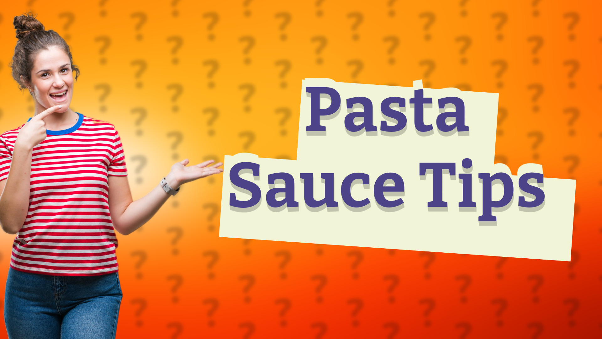 Pasta Sauce Tips