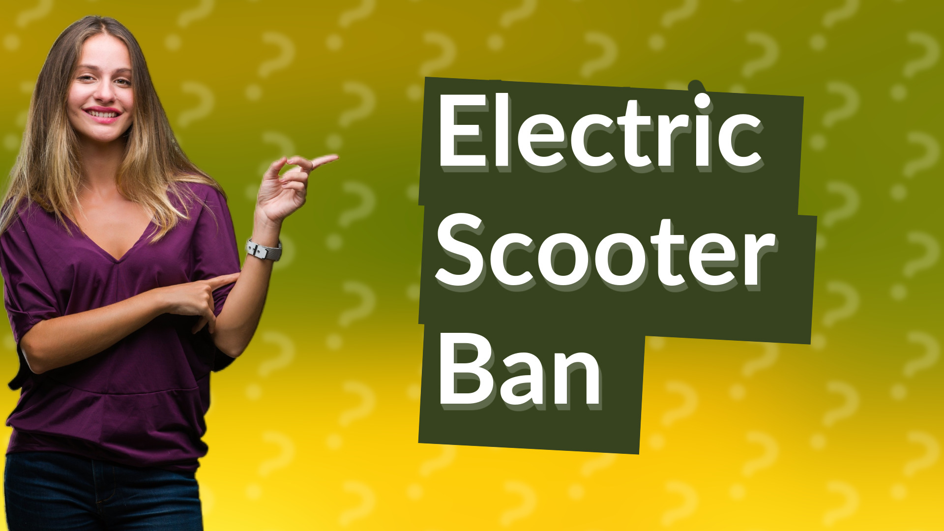 Electric Scooter Ban