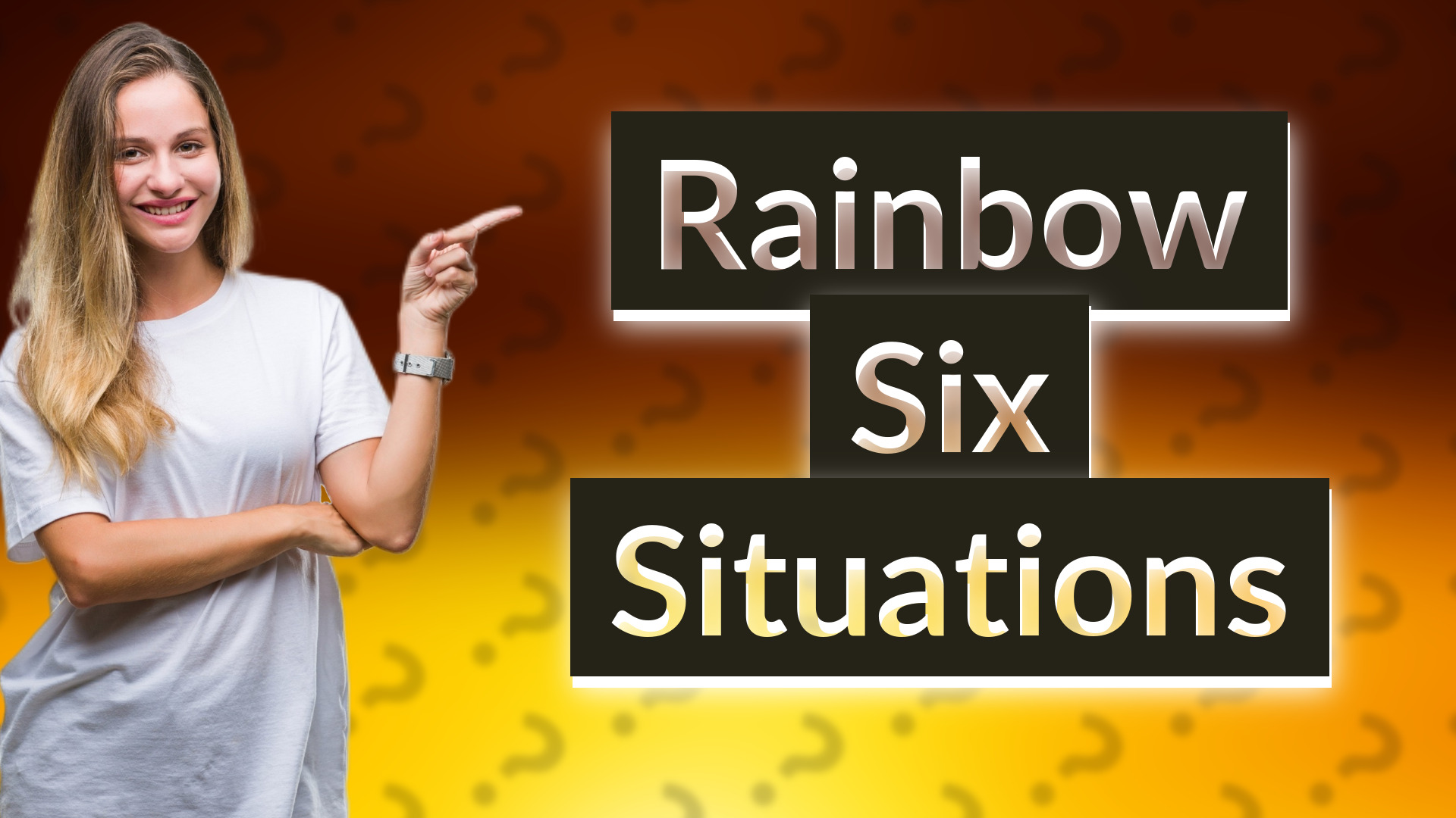 Rainbow Six Situations