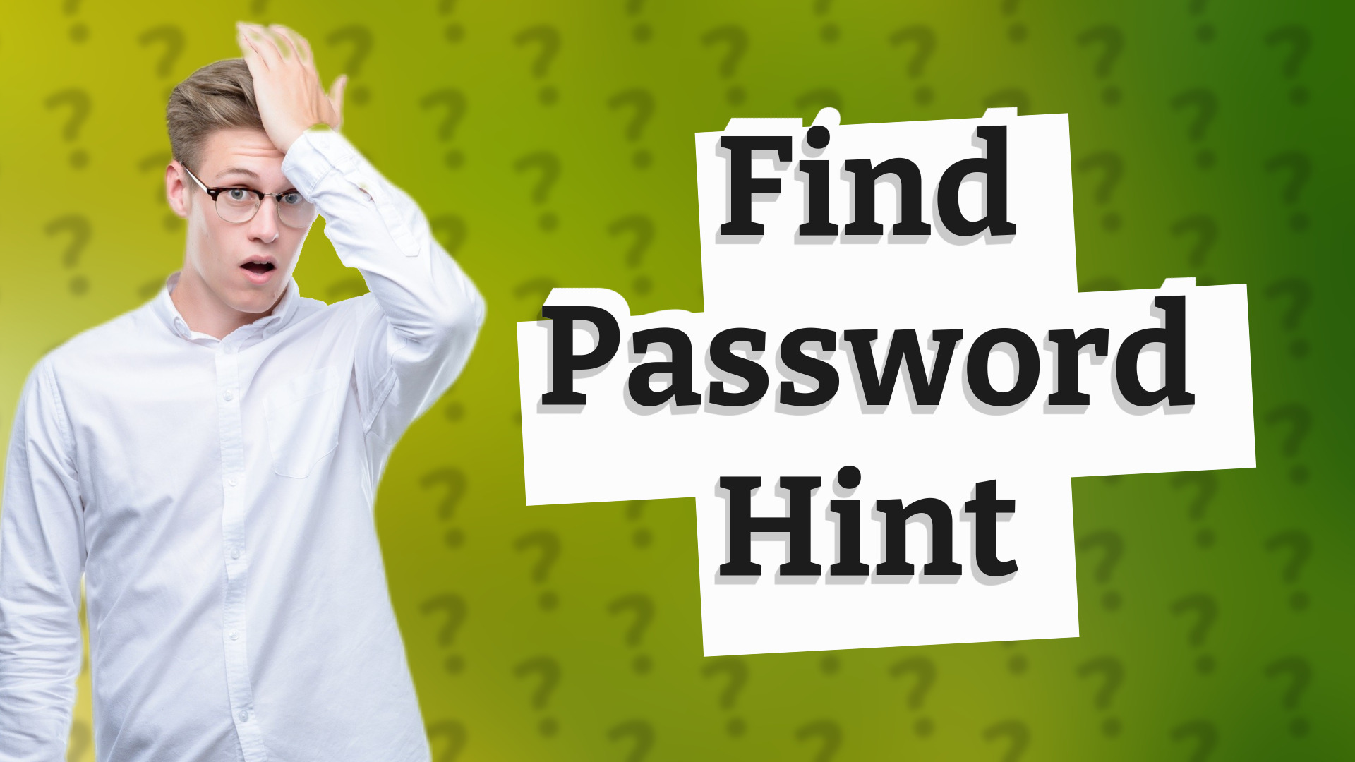 Find Password Hint