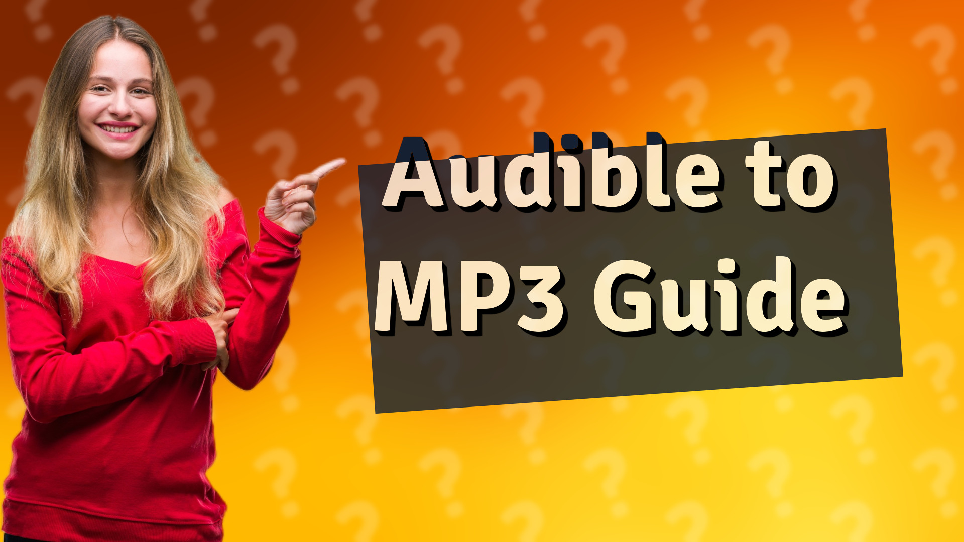 Audible to MP3 Guide