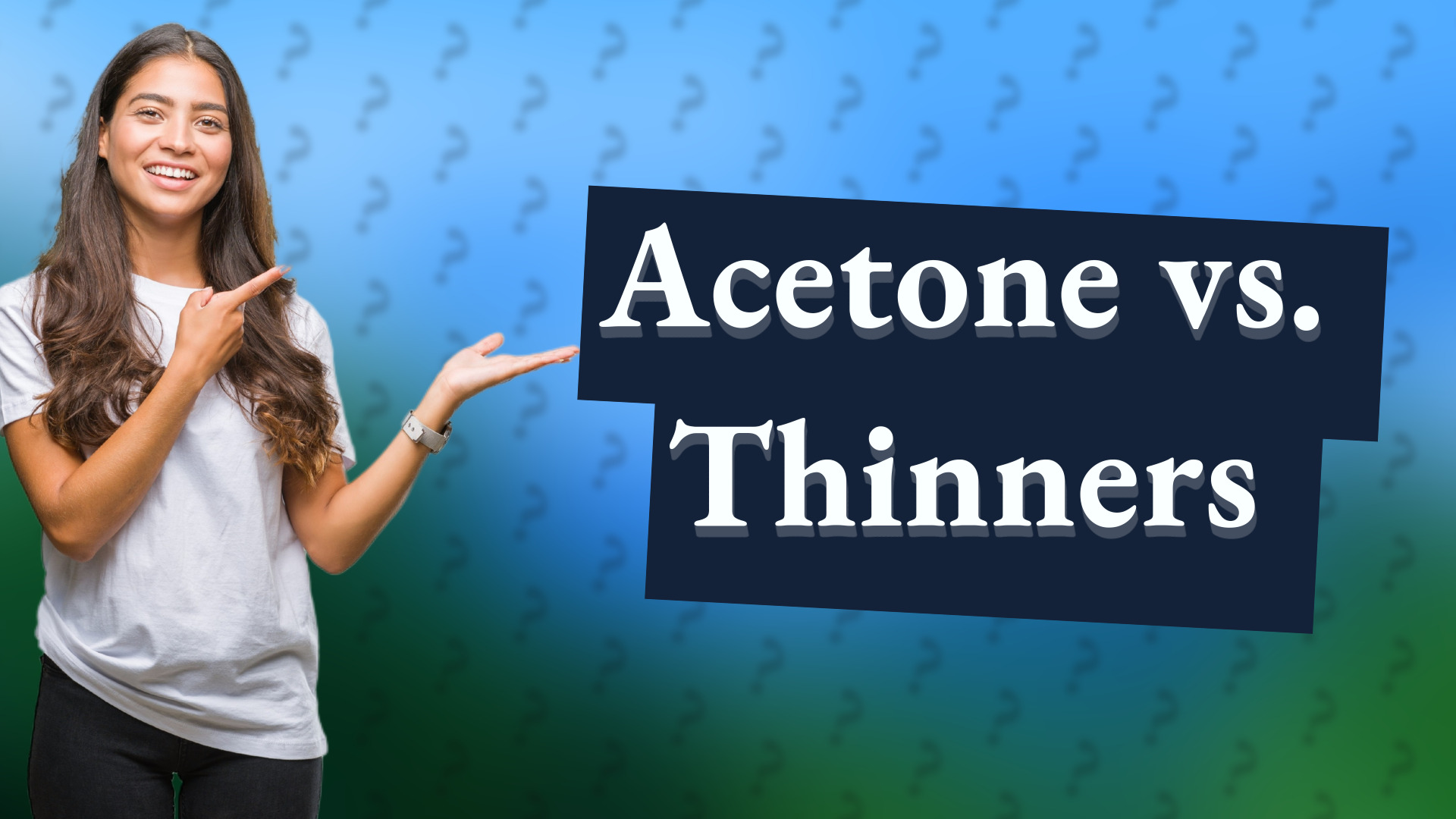 Acetone vs. Thinners