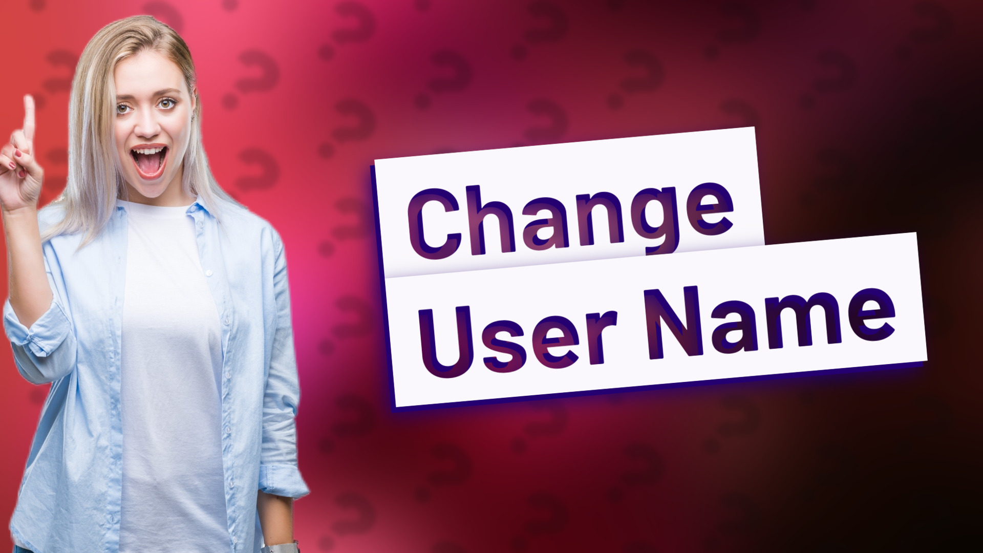 Change User Name