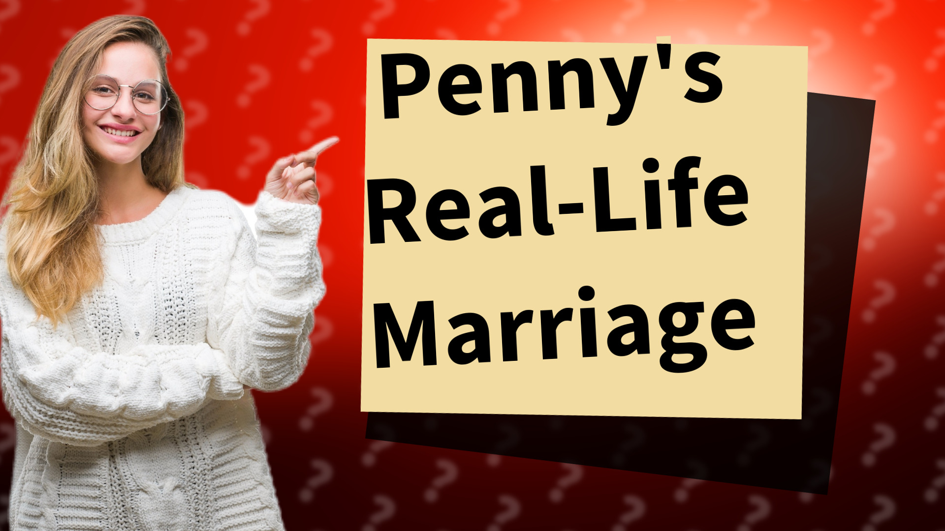 Penny's Real-Life Marriage