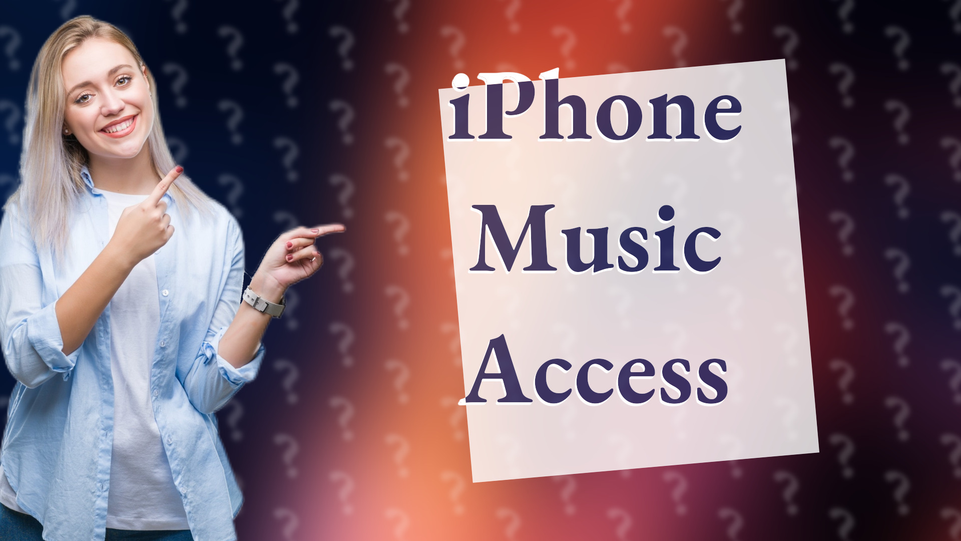 iPhone Music Access