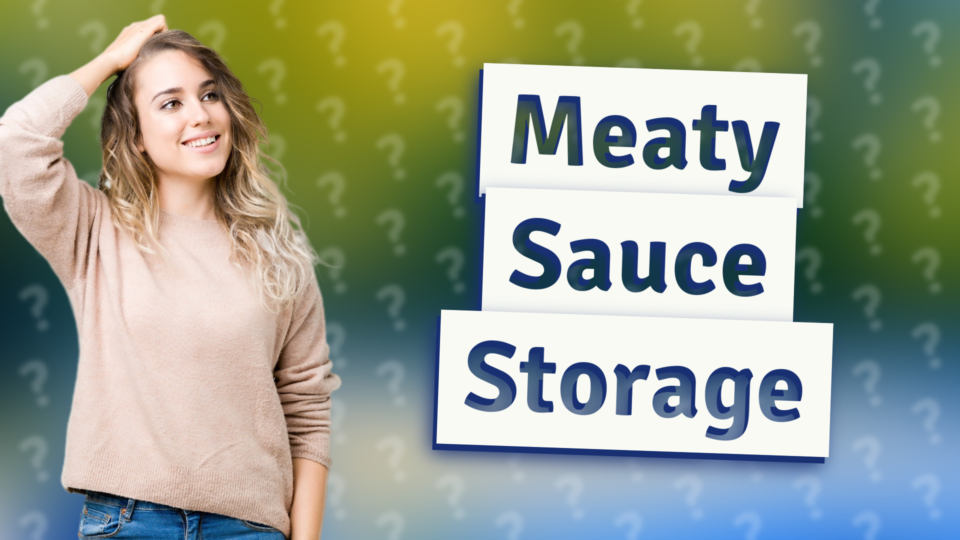 Meaty Sauce Storage
