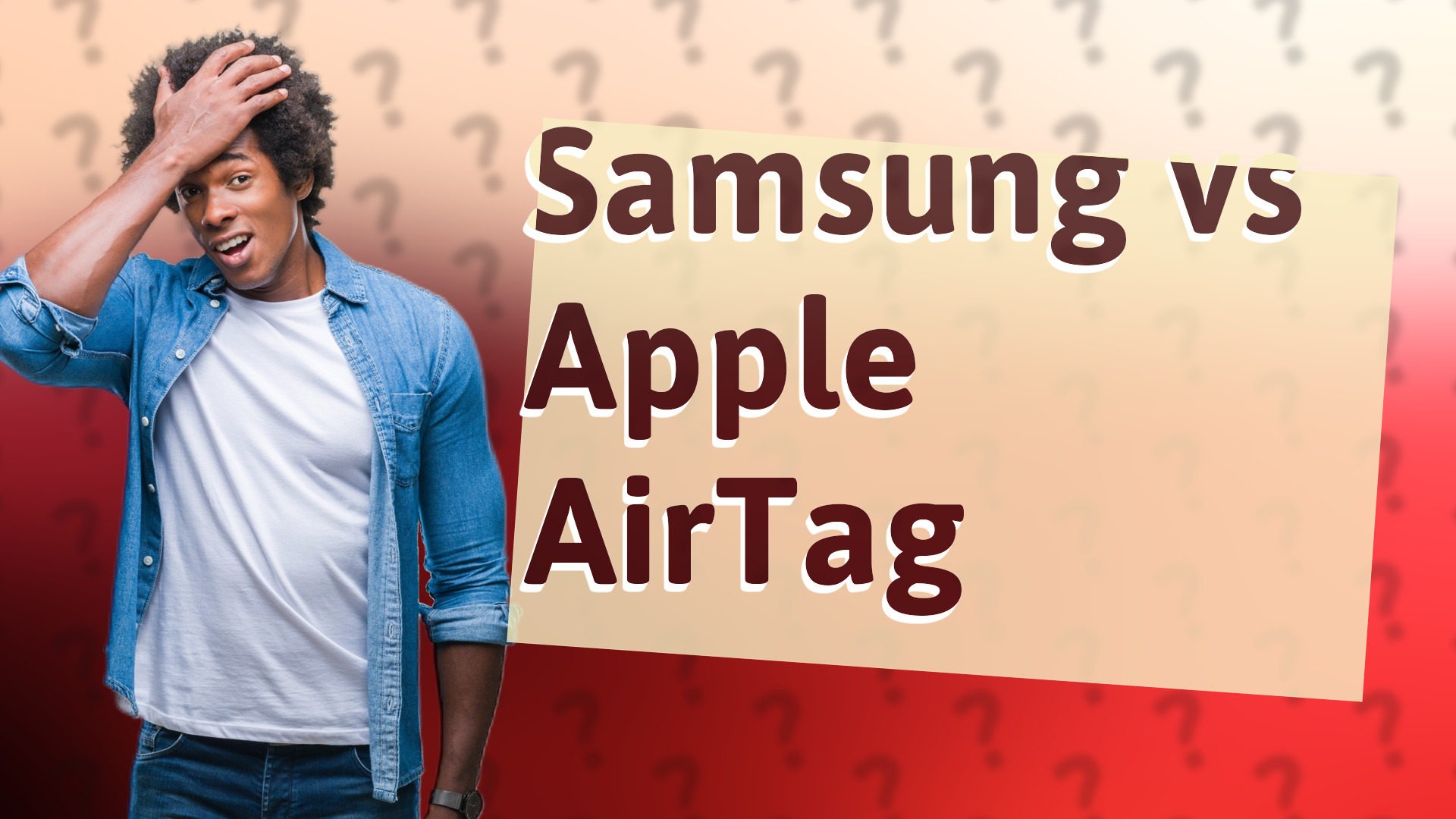 Samsung vs Apple AirTag