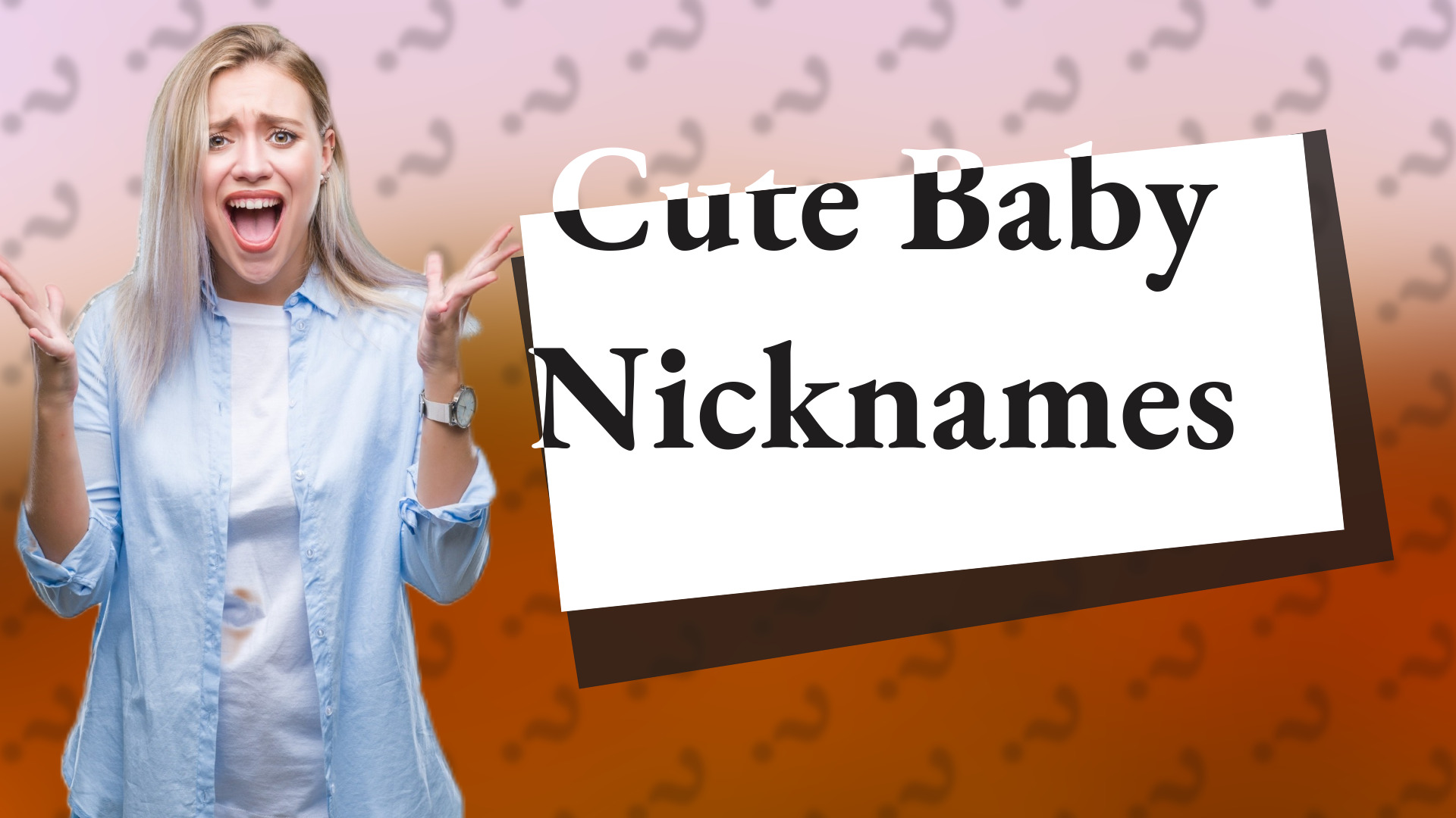 Cute Baby Nicknames