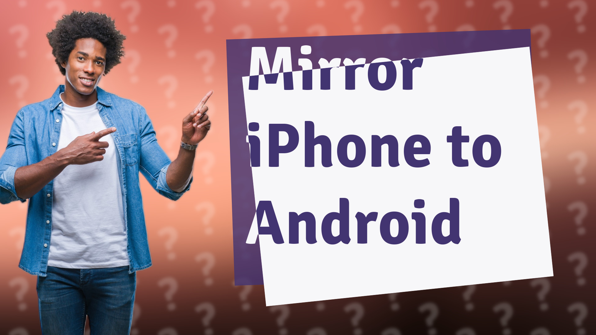 Mirror iPhone to Android
