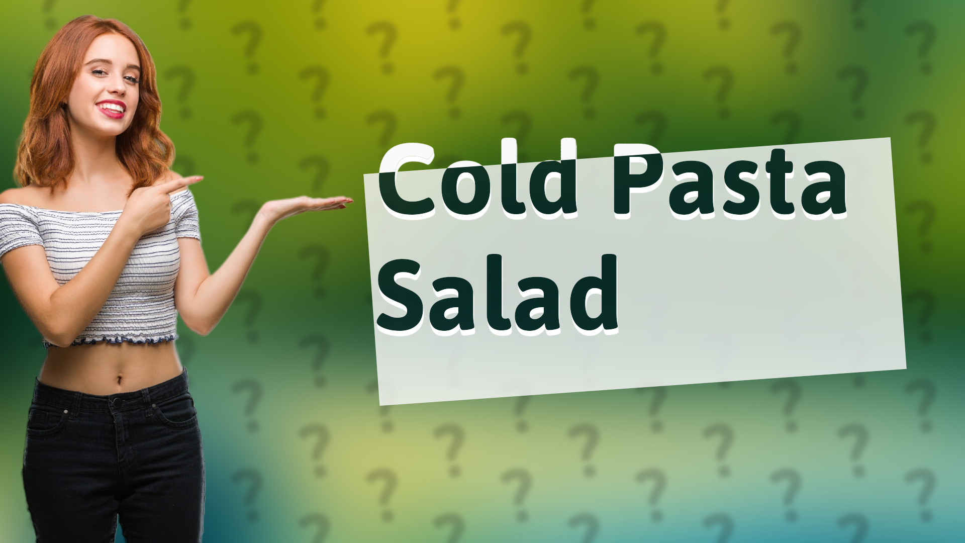 Cold Pasta Salad