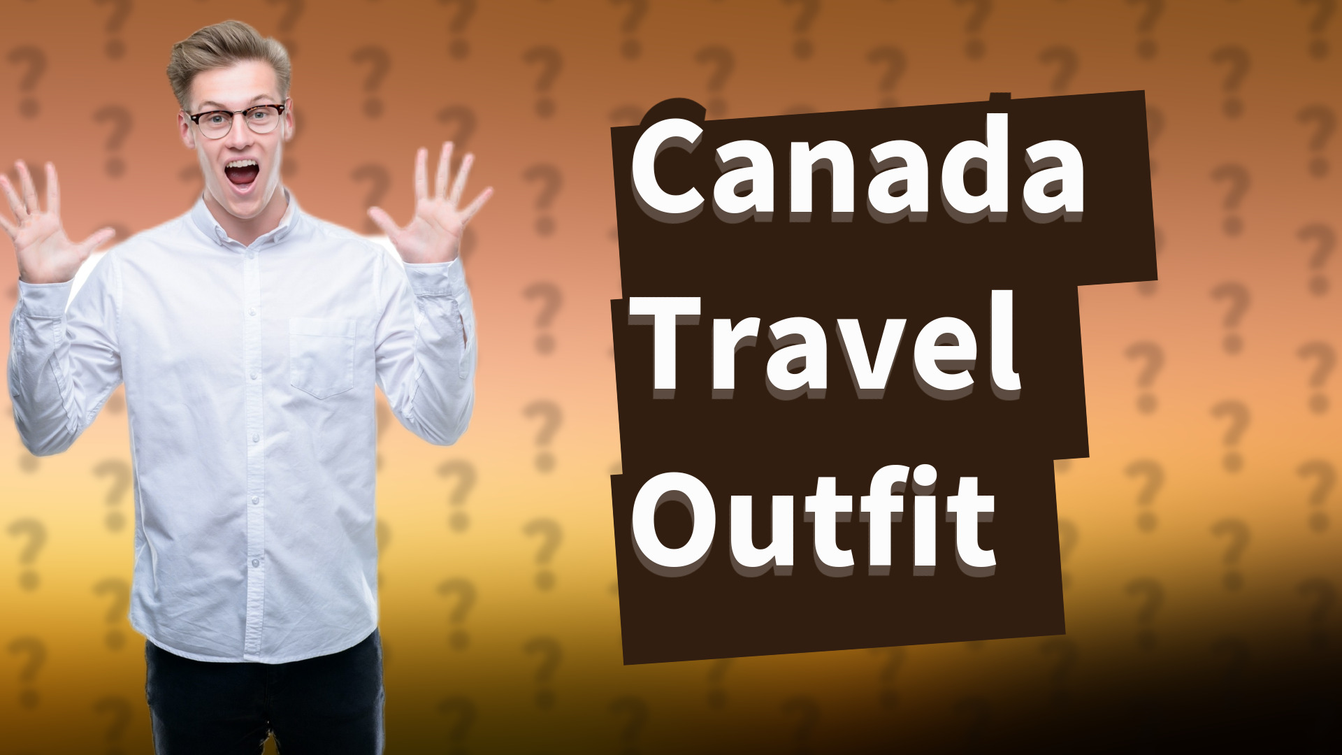 Canada Travel Outfit
