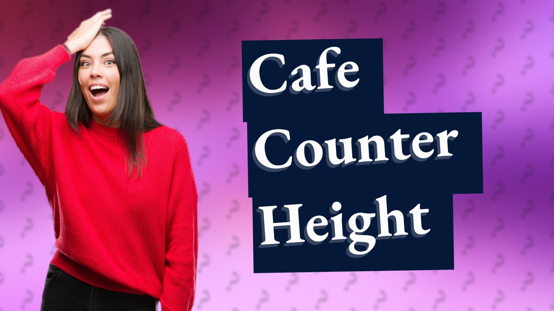 Cafe Counter Height