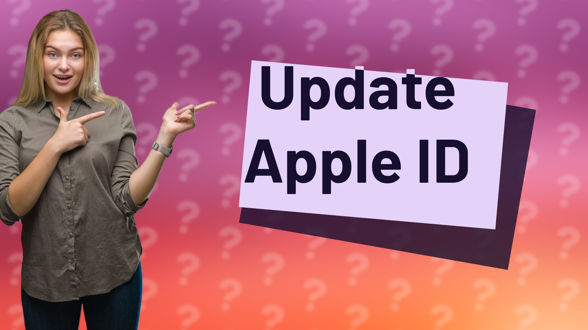 Update Apple ID