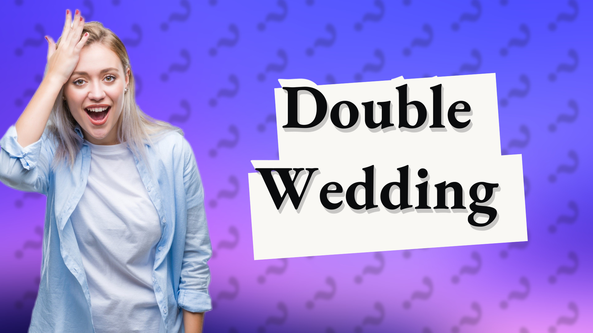 Double Wedding