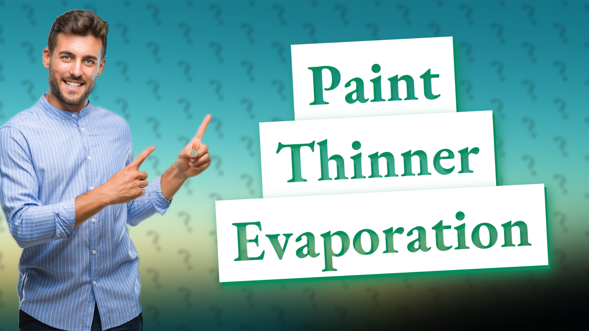 Paint Thinner Evaporation