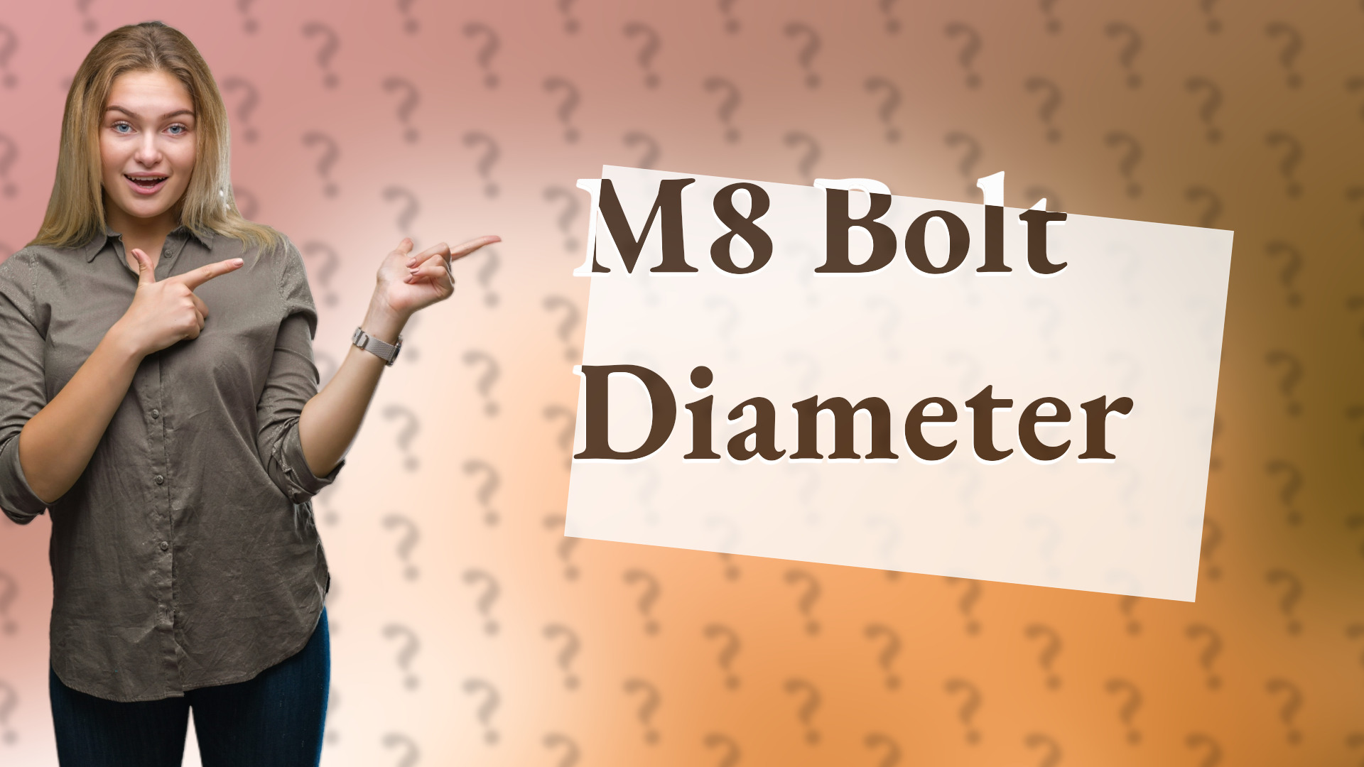 M8 Bolt Diameter