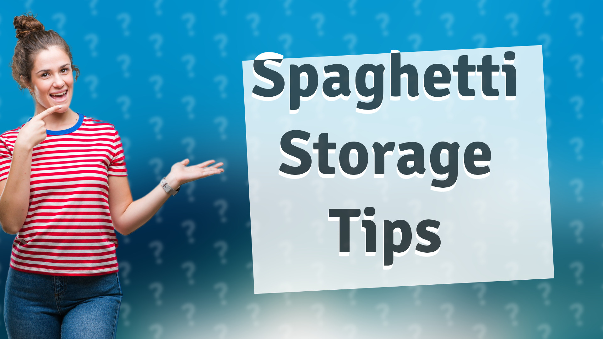 Spaghetti Storage Tips