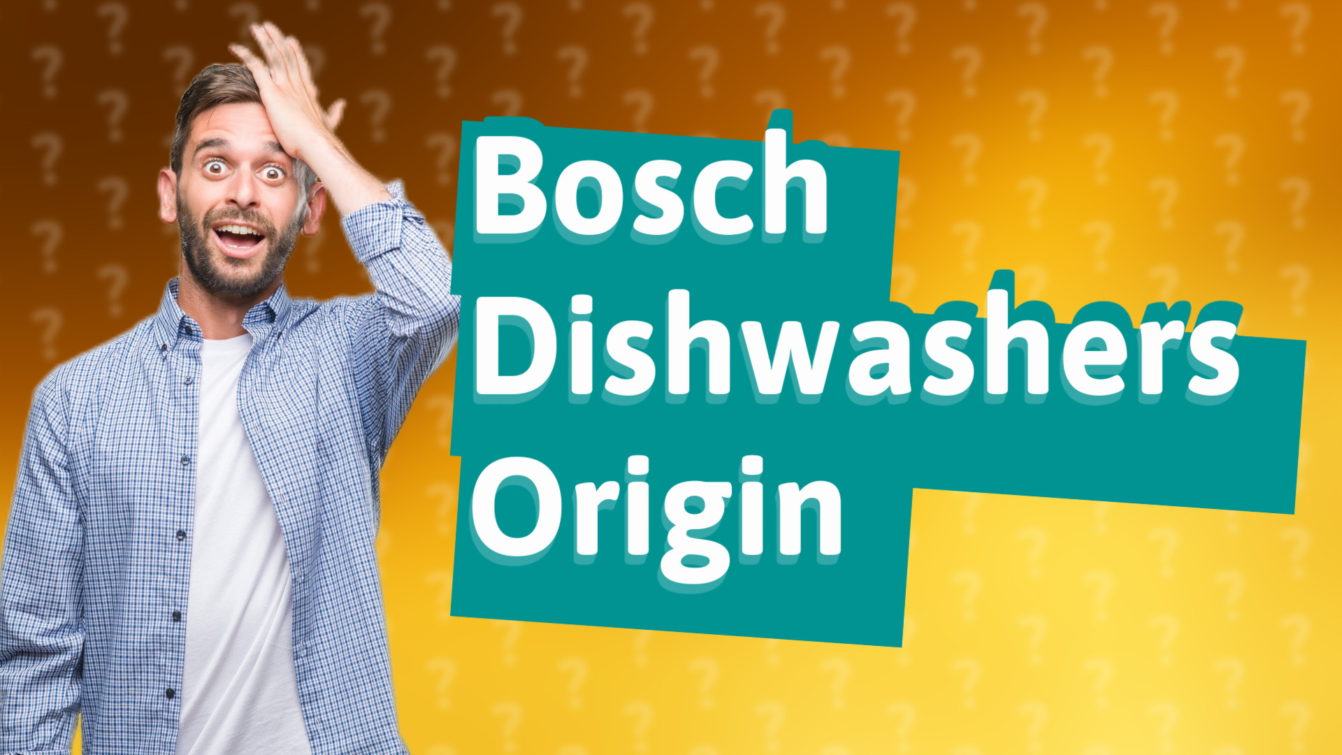 Bosch Dishwashers Origin