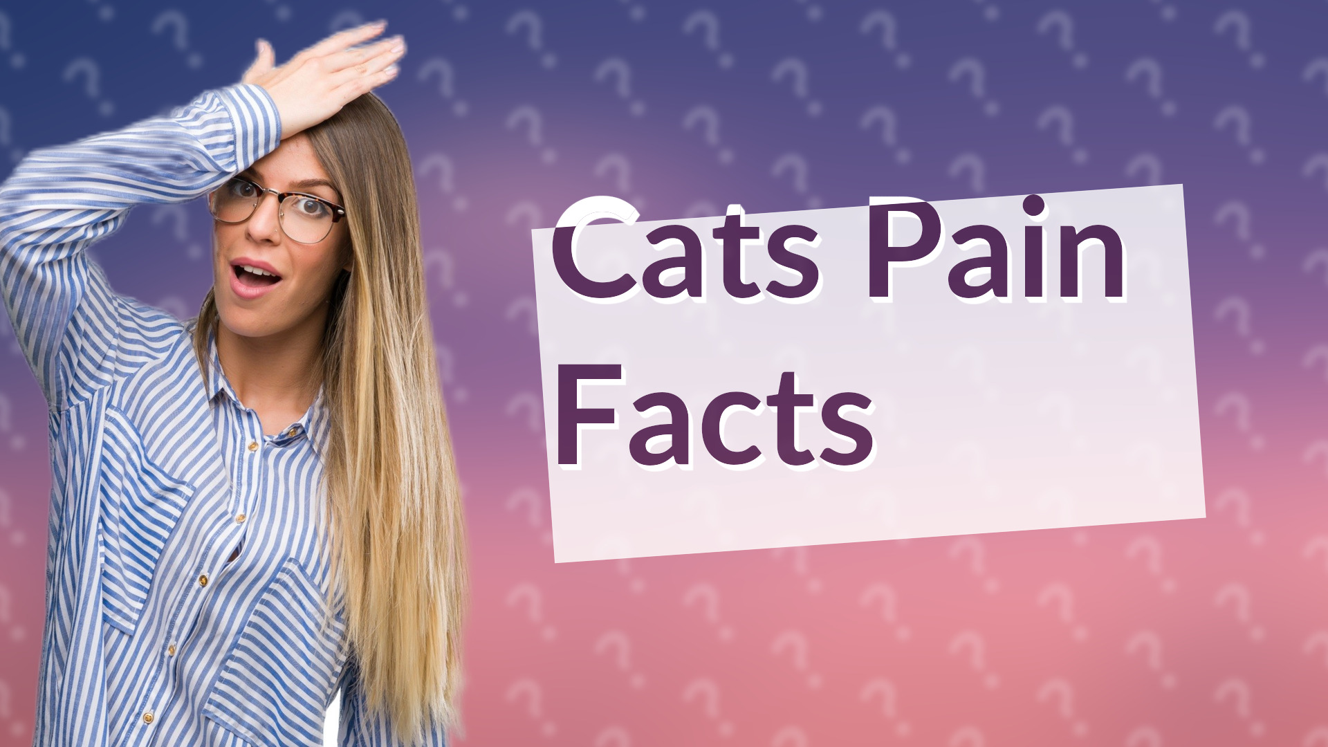 Cats Pain Facts