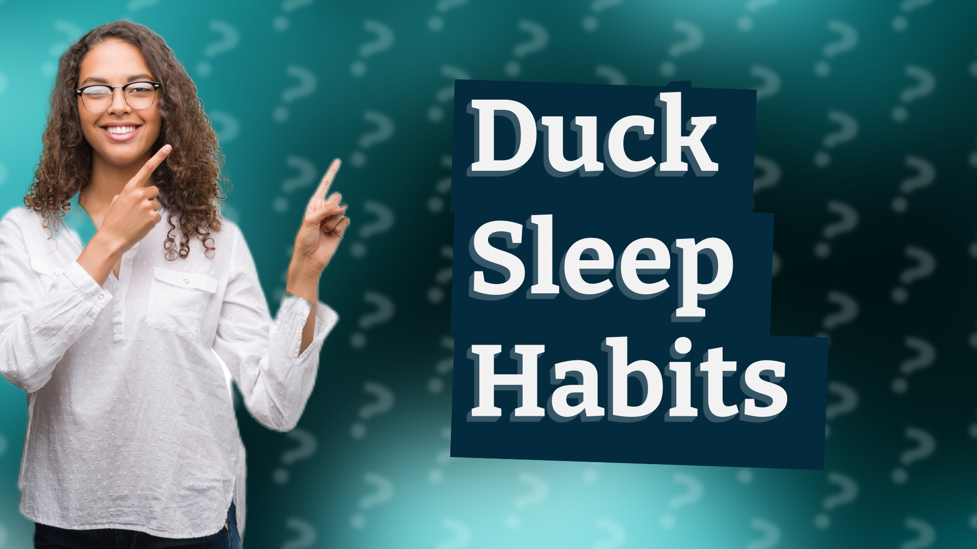 Duck Sleep Habits