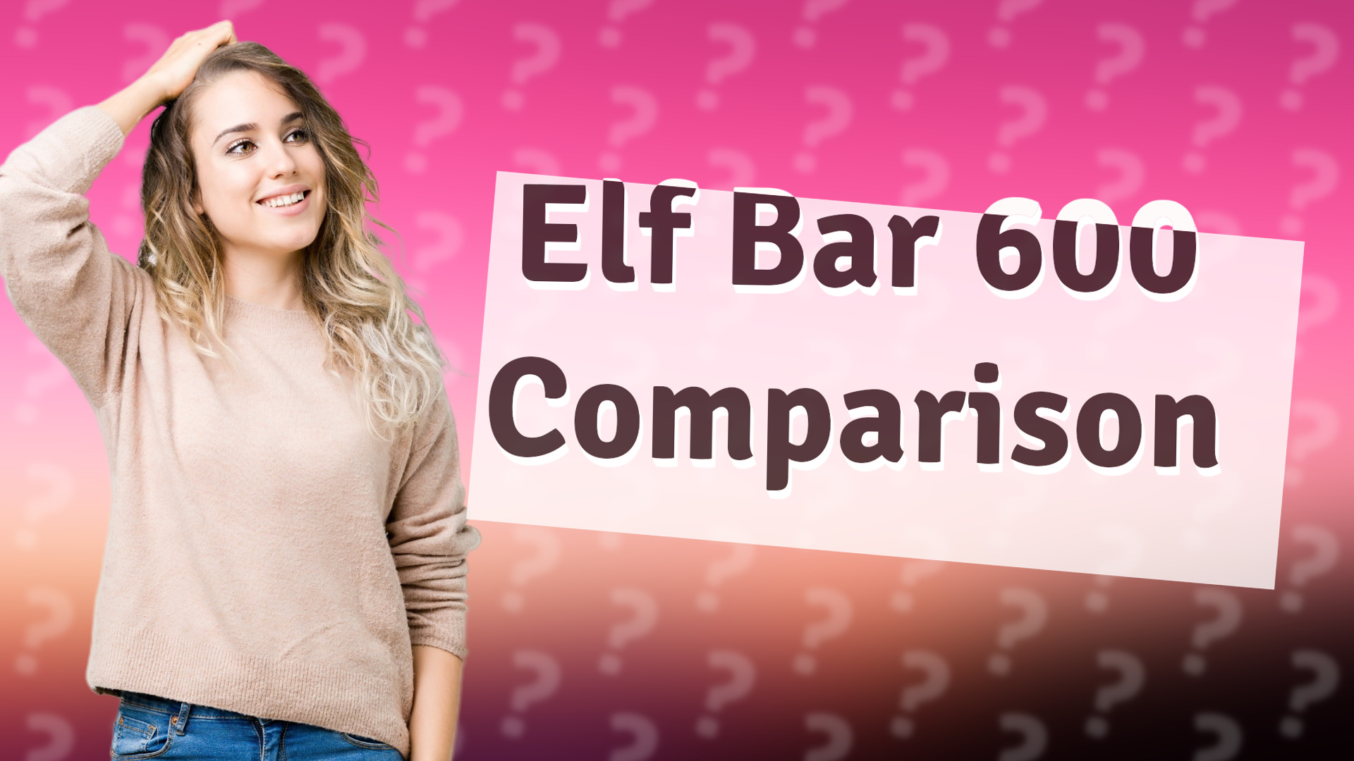 Elf Bar 600 Comparison