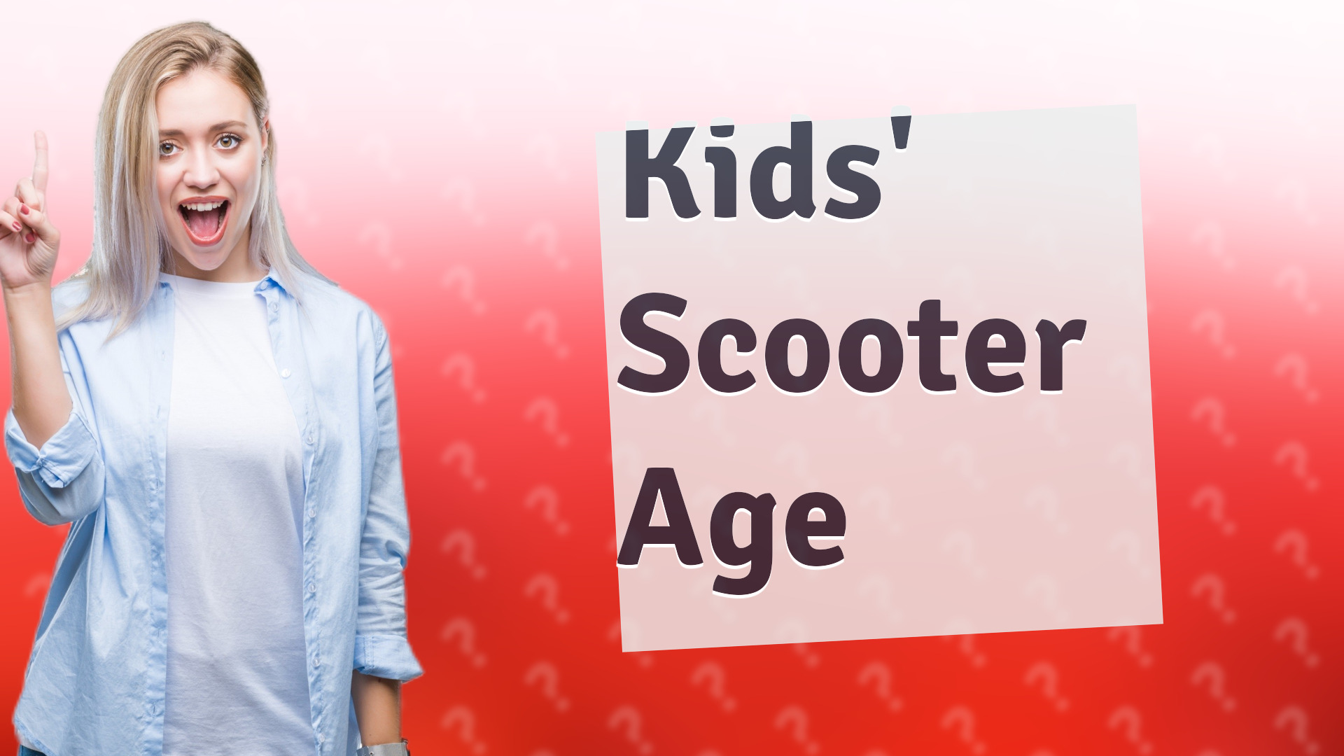 Kids' Scooter Age
