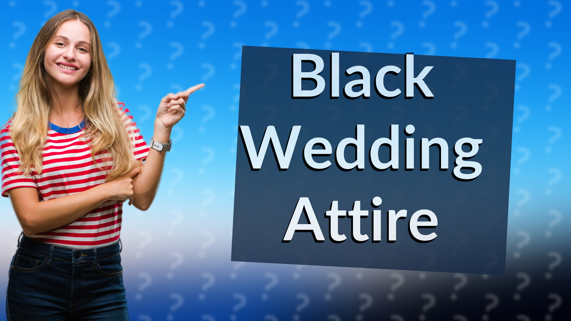 Black Wedding Attire