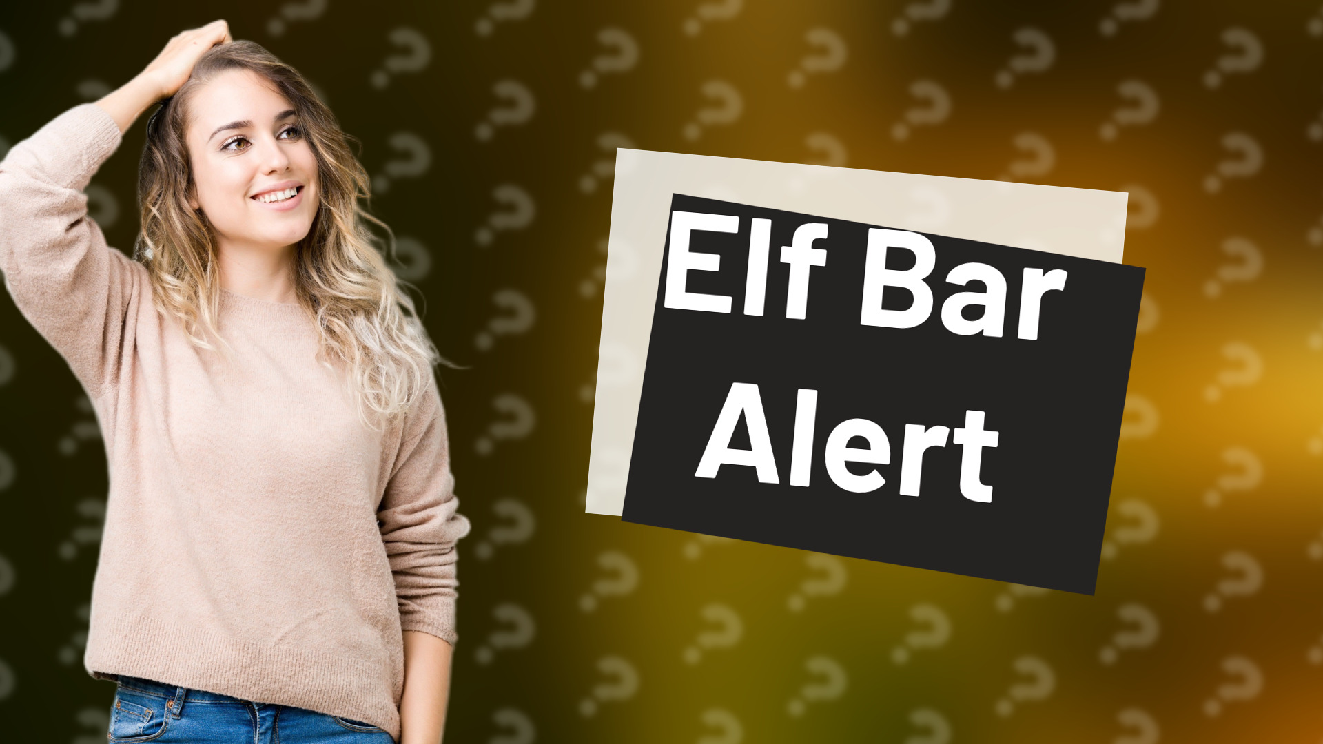 Elf Bar Alert