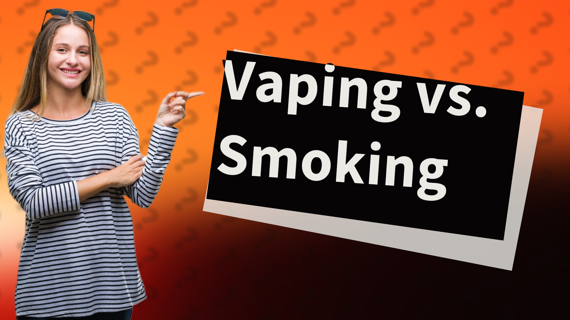 Vaping vs. Smoking
