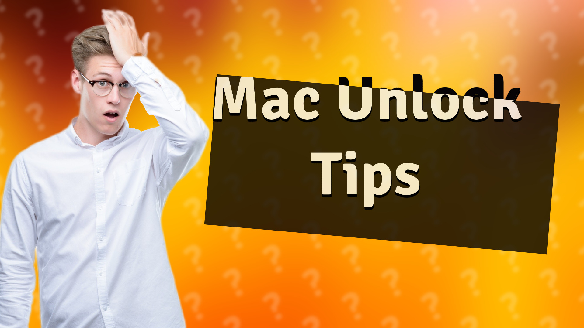 Mac Unlock Tips