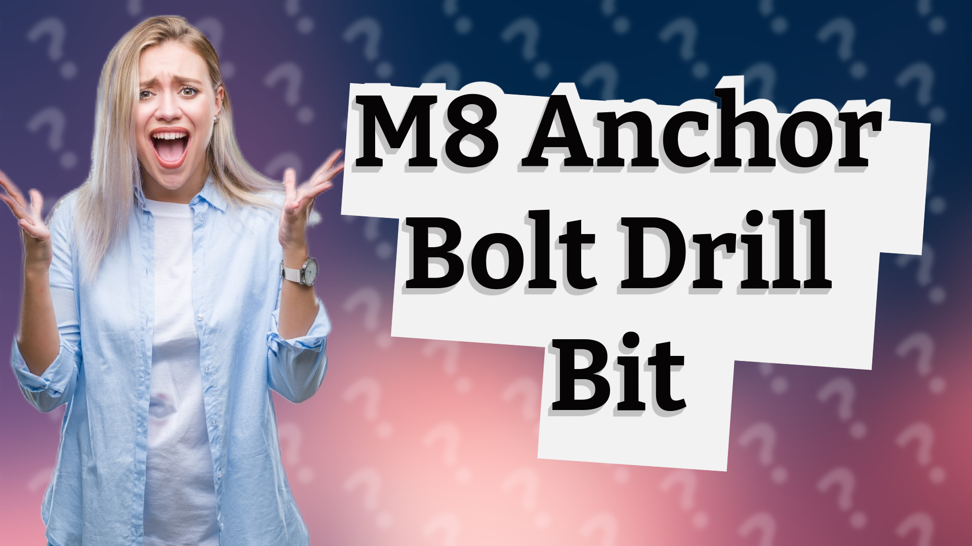 M8 Anchor Bolt Drill Bit