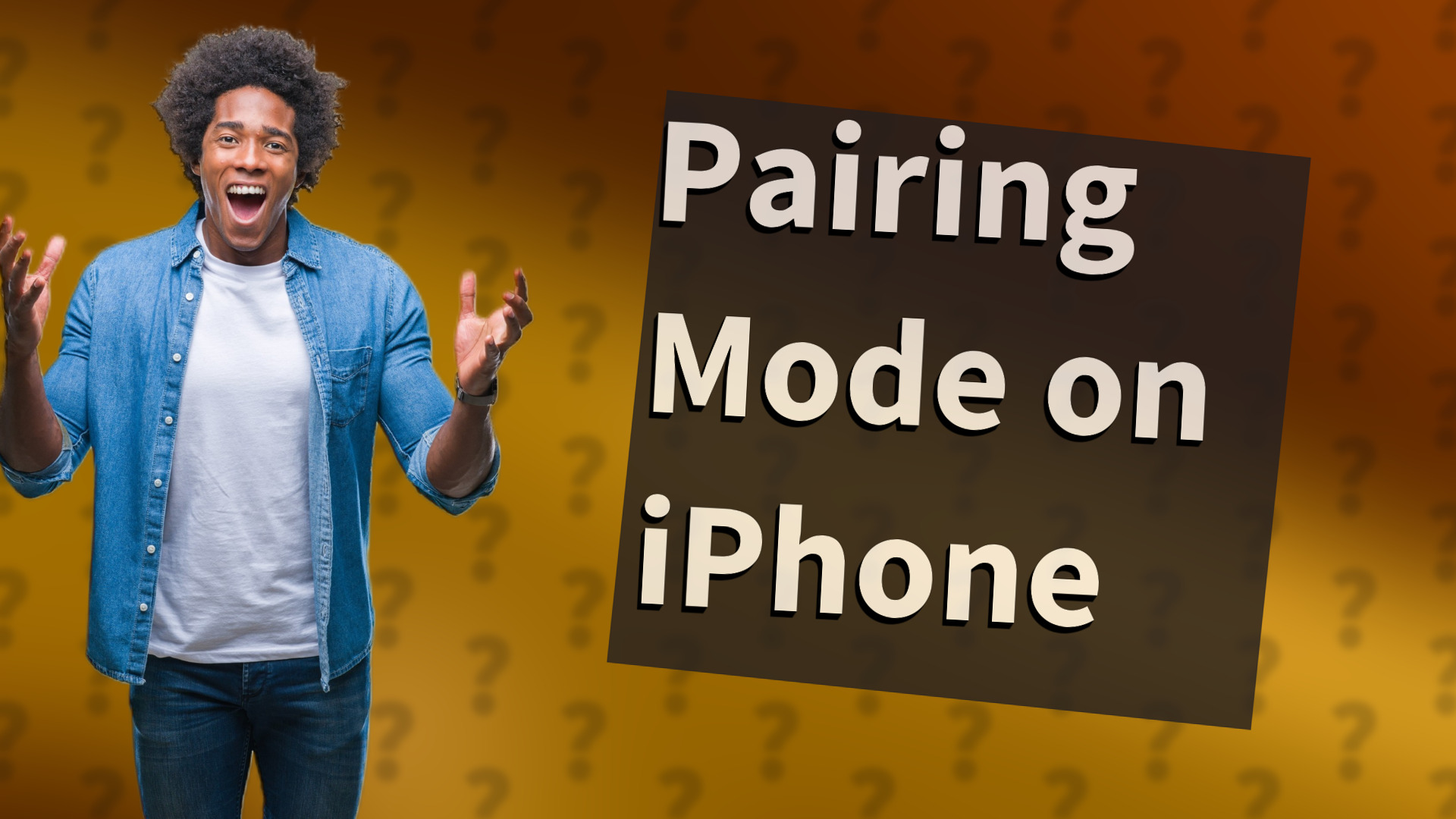 Pairing Mode on iPhone