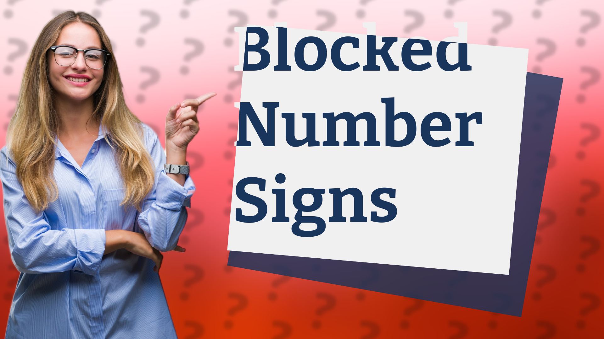 Blocked Number Signs