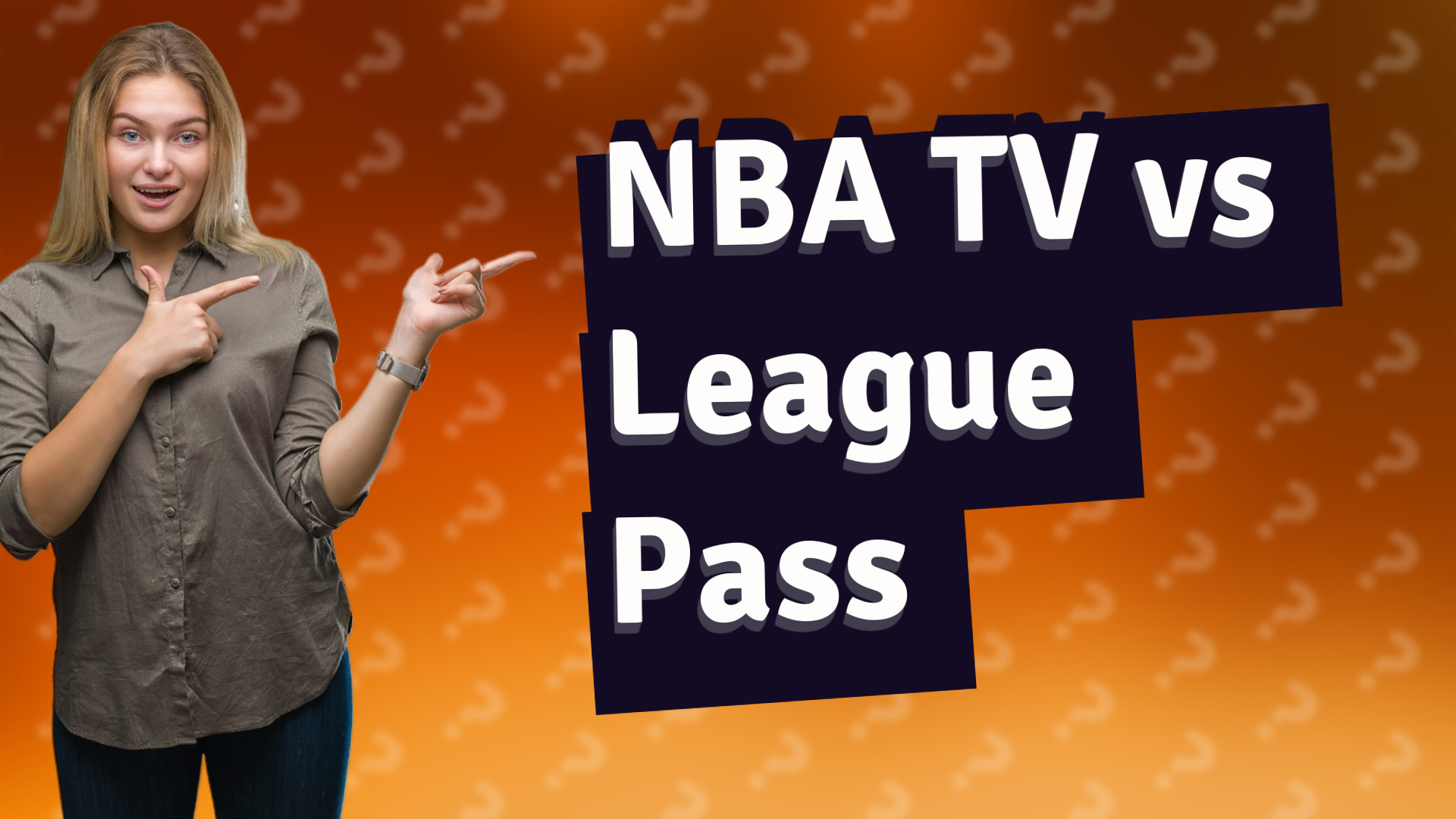 NBA TV vs League Pass