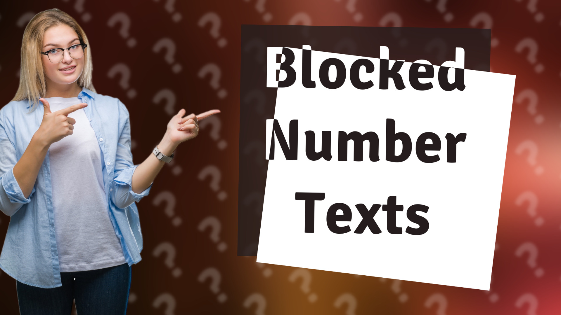 Blocked Number Texts