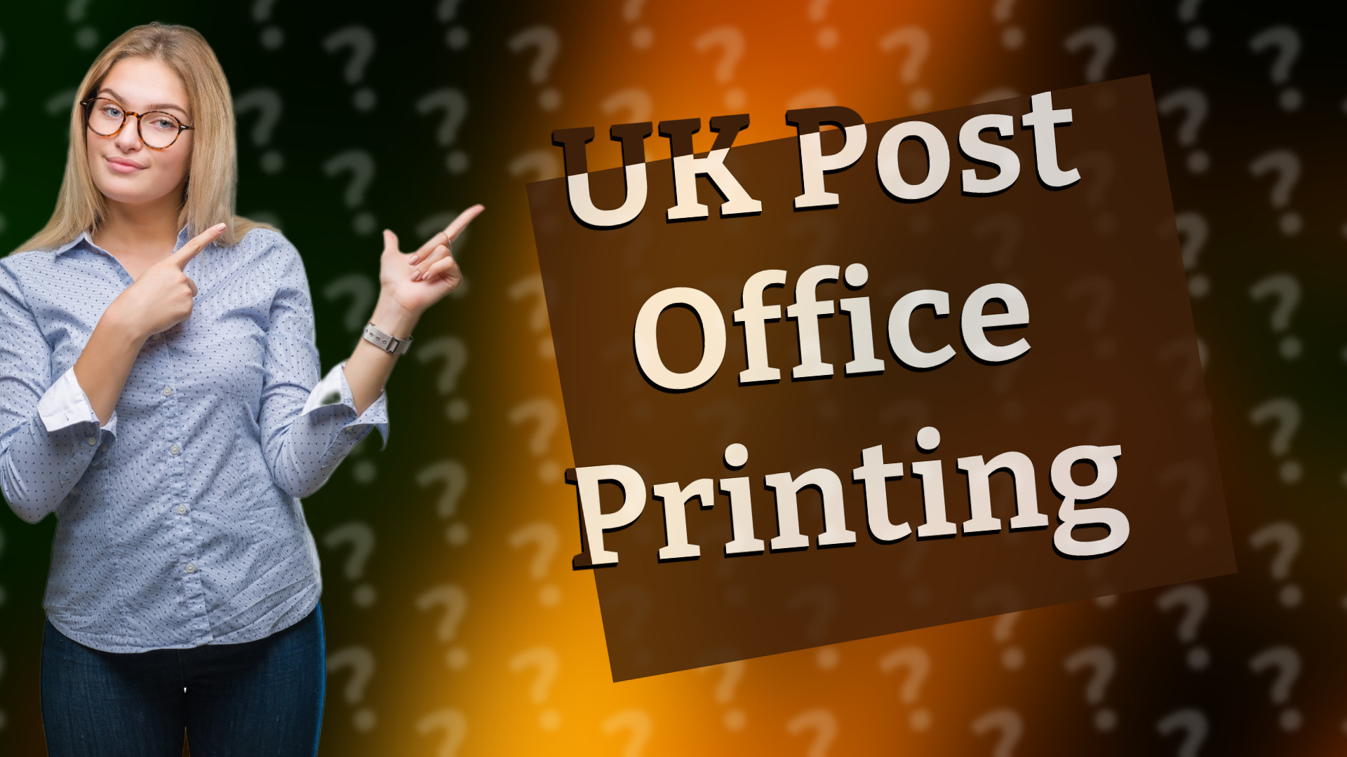 UK Post Office Printing