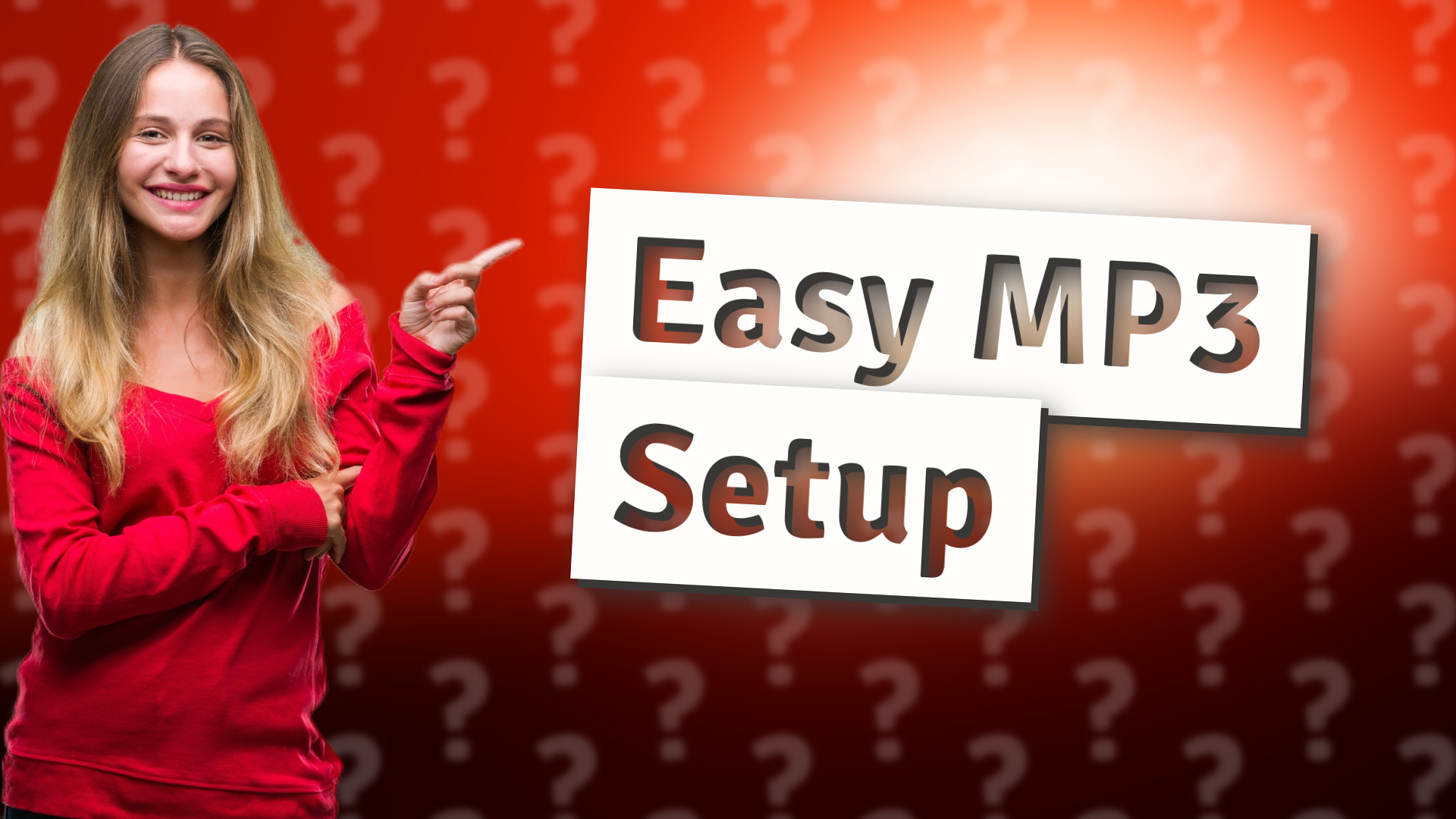 Easy MP3 Setup