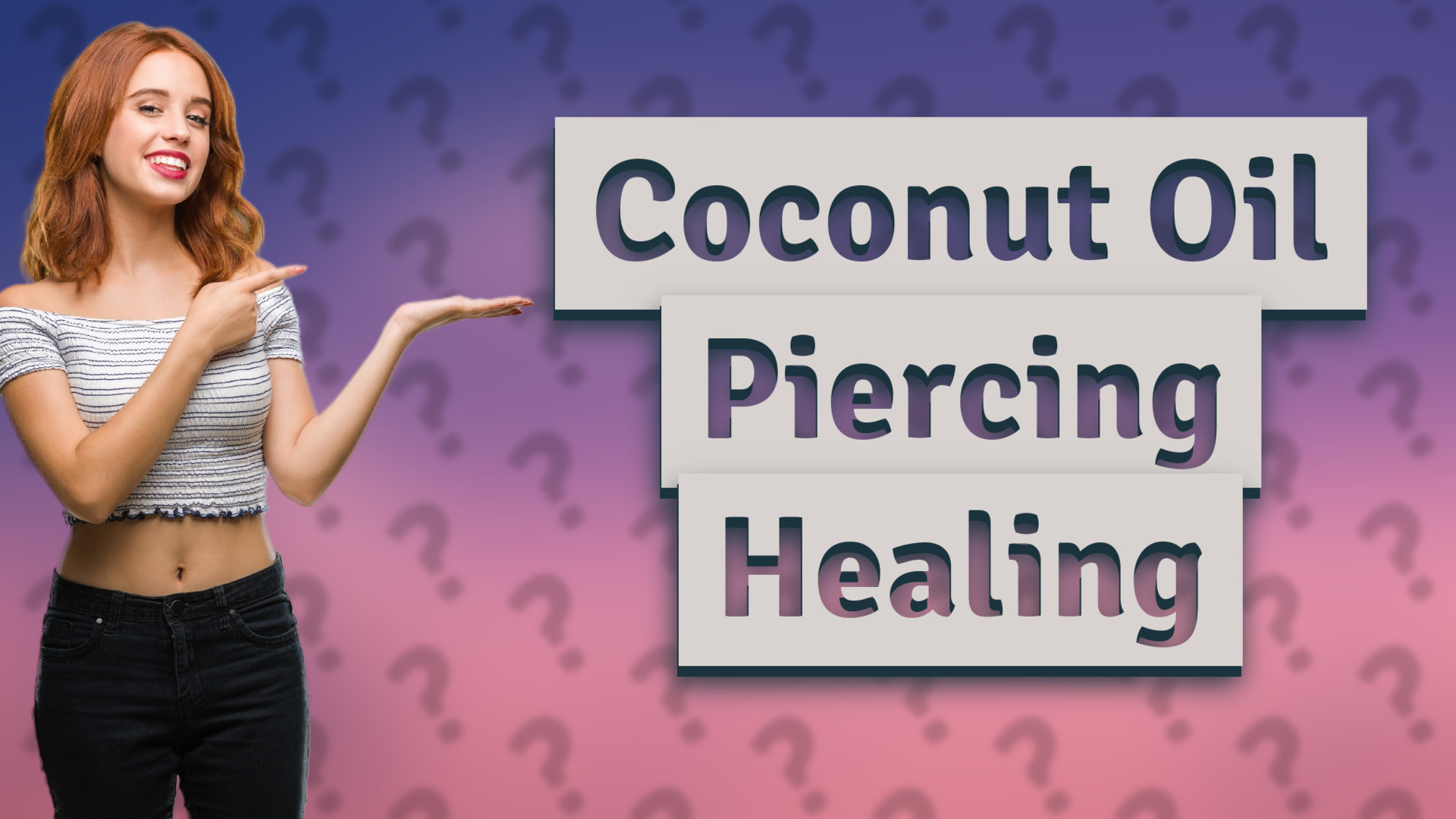 Coconut Oil Piercing Healing