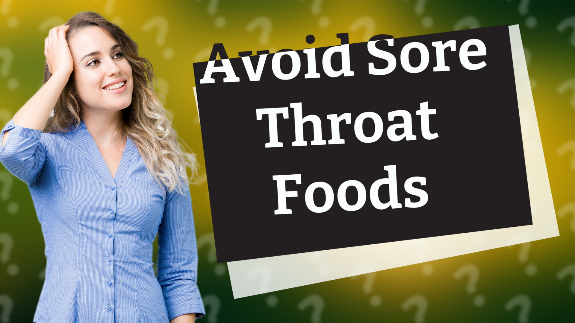 Avoid Sore Throat Foods