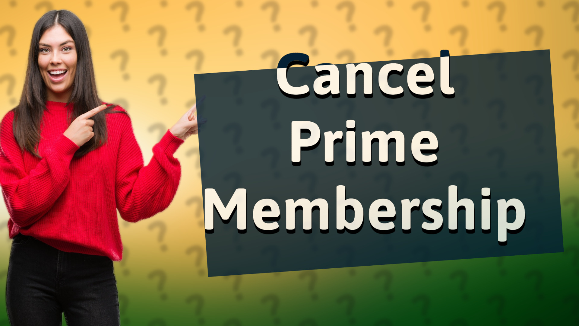 Cancel Prime Membership