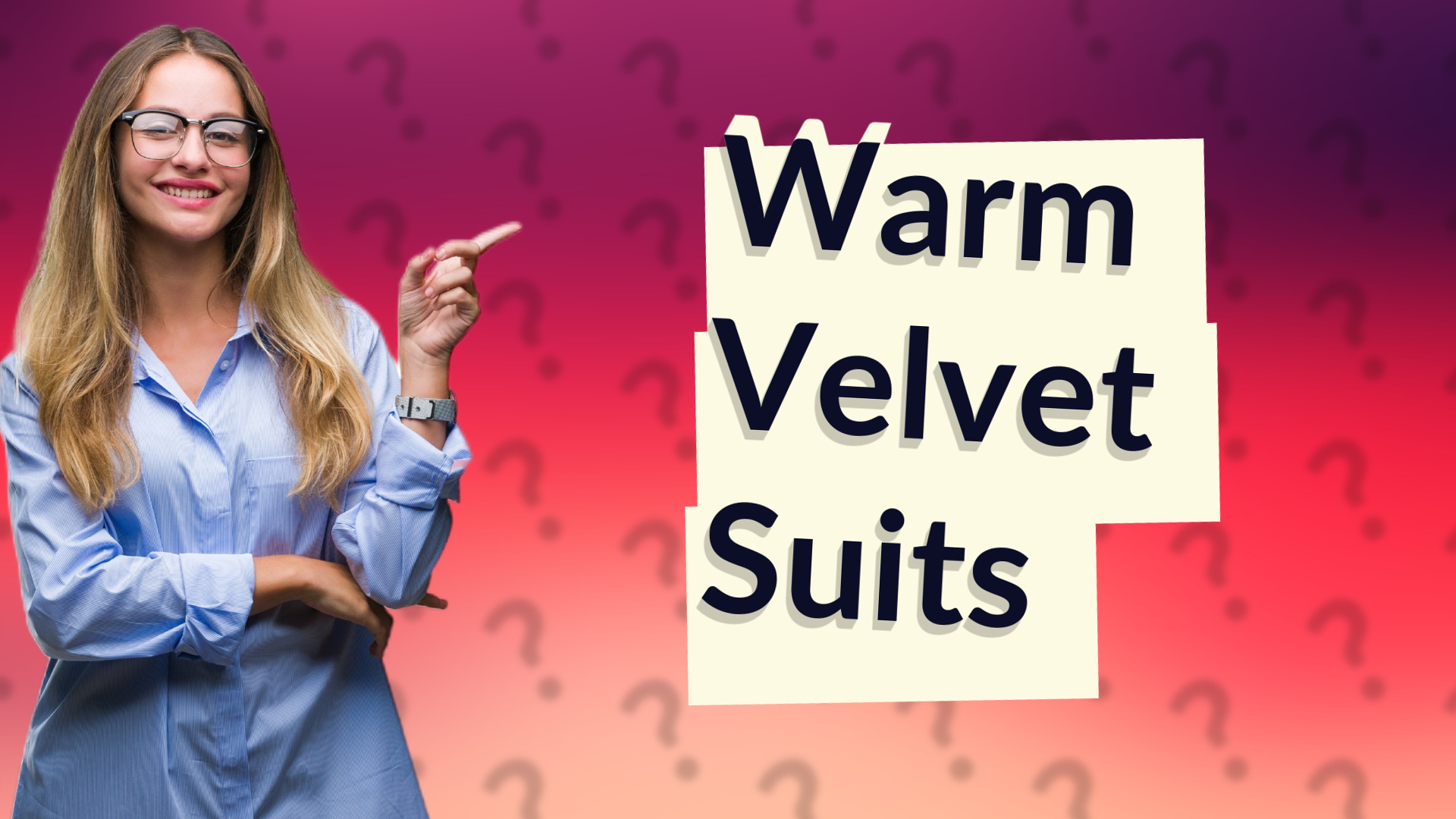 Warm Velvet Suits