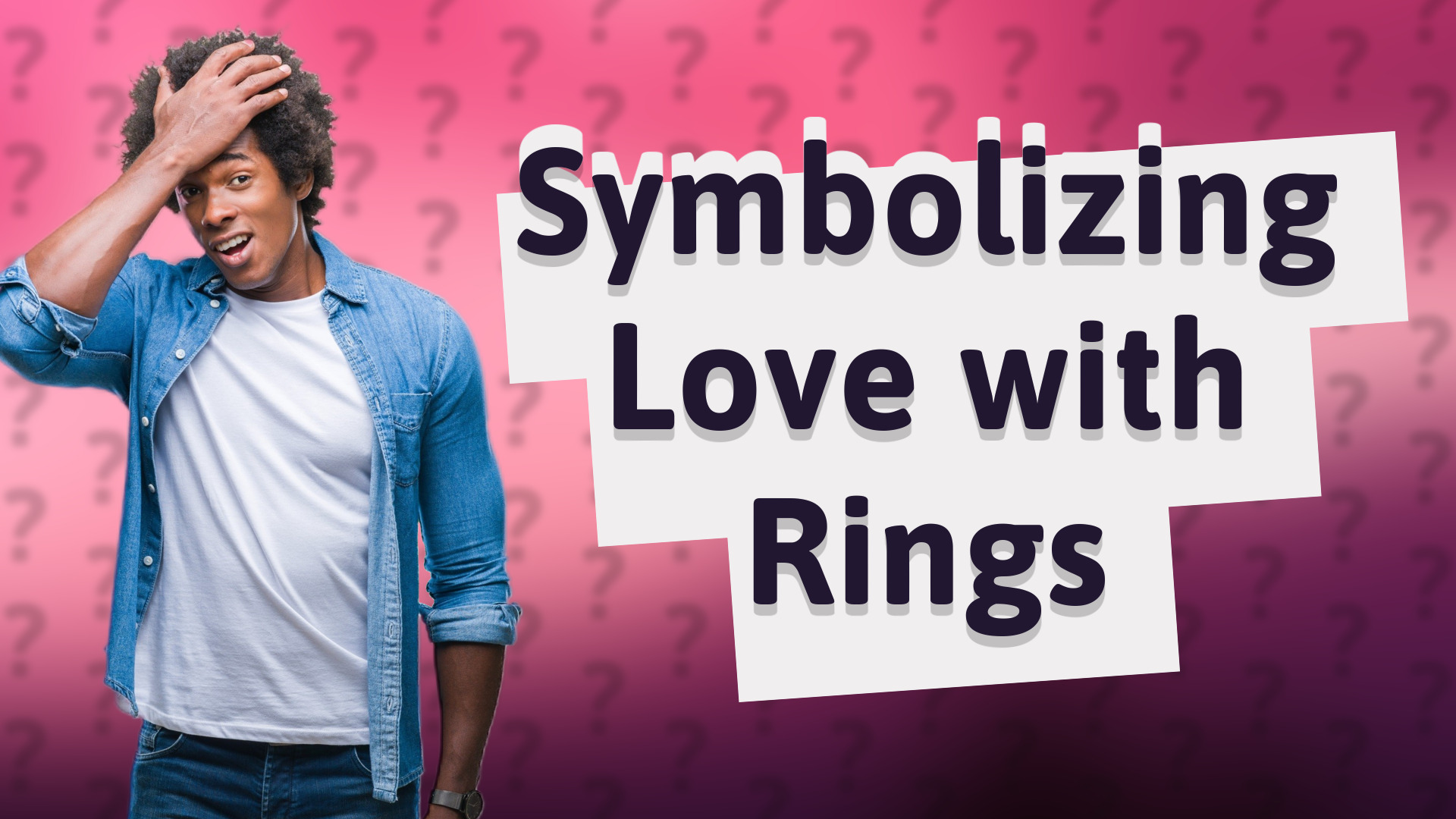 Symbolizing Love with Rings