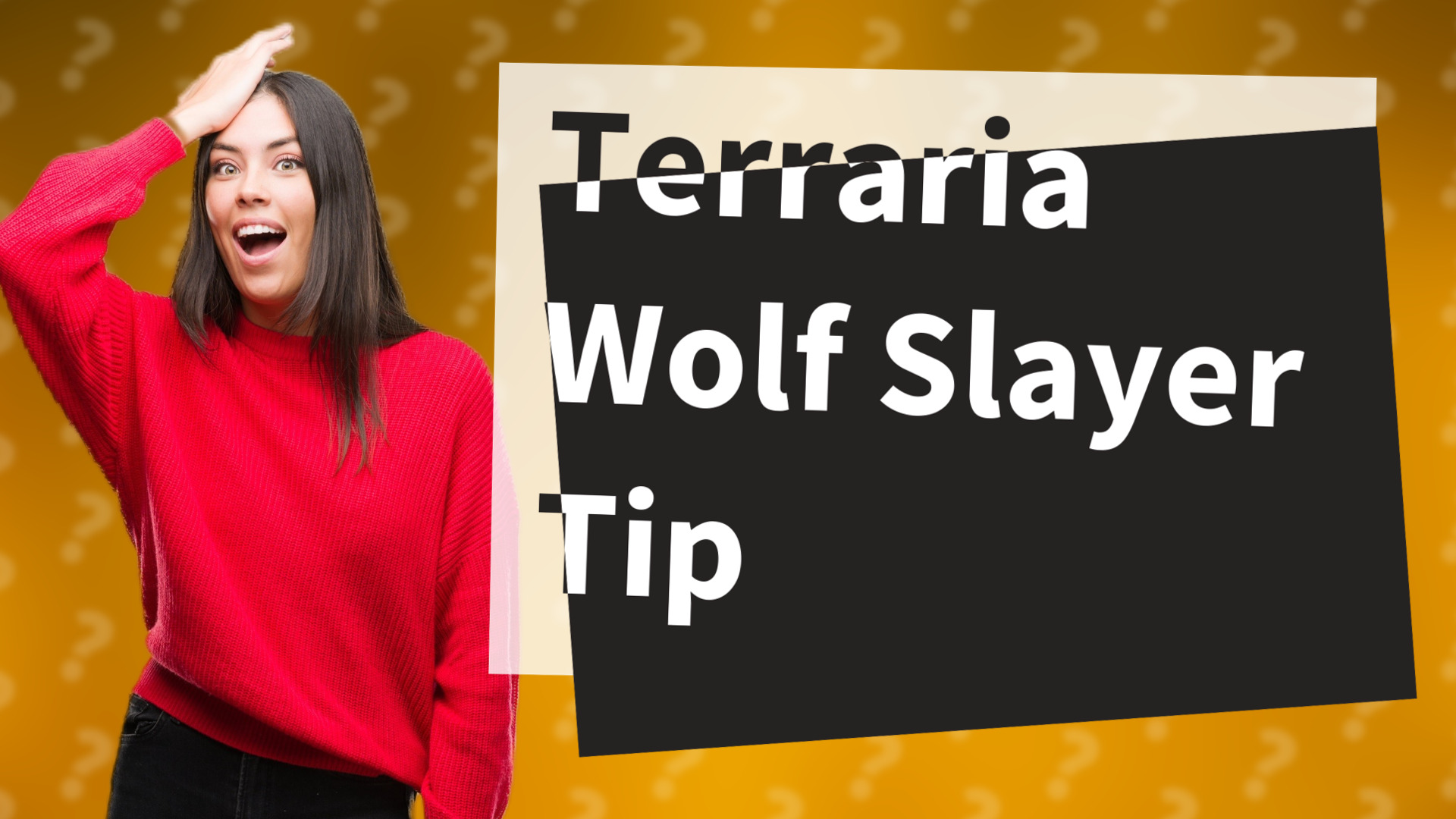 Terraria Wolf Slayer Tip