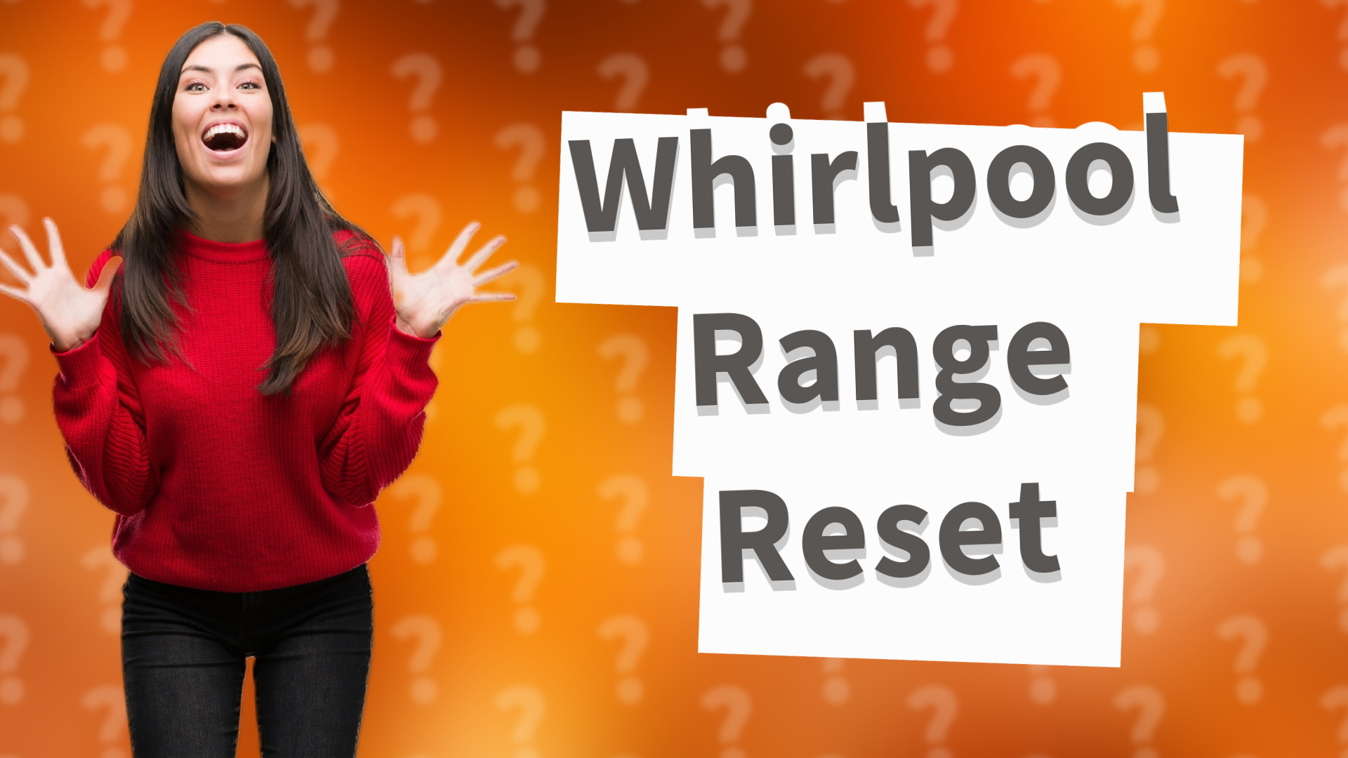 Whirlpool Range Reset