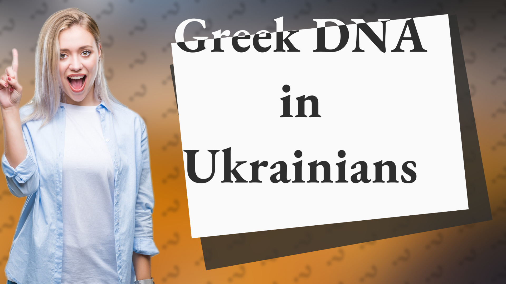 Greek DNA in Ukrainians